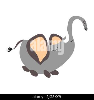Vector clipart of animals and insects isolated on white background Stock Vector