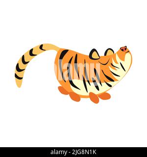 Vector clipart of animals and insects isolated on white background Stock Vector