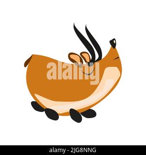 Vector clipart of animals and insects isolated on white background Stock Vector