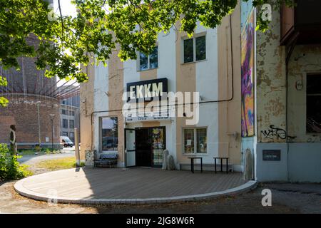 Tallinn, Estonia. July 2022.  External view of the EKKM, the  Contemporary Art Museum in the city center Stock Photo