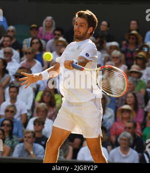 London, Gbr. 08th July, 2022. London Wimbledon Championships Day 08/07/2022 Cameron Norrie (GBR) loses semi-final match Credit: Roger Parker/Alamy Live News Stock Photo