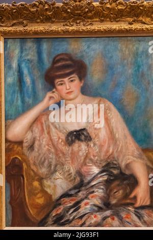 Painting titled 'Misia Sert' by Pierre-Auguste Renoir dated 1904 Stock Photo