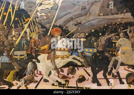 Painting titled "The Battle of San Romano" by Italian Artist Paolo ...
