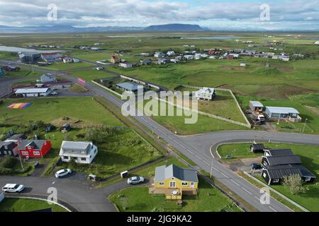 Stokkseyri, Iceland. Drome View. Stock Photo