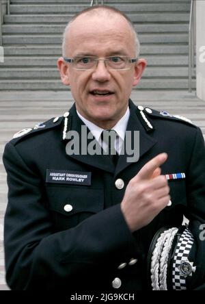 Sir Mark Rowley, Commissioner of the Metropolitan Police, during the ...