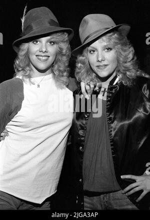 Marie Curie and Cherie Currie April 10, 1980 Credit: Ralph Dominguez ...