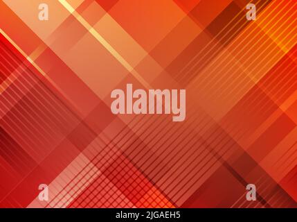 Abstract modern template red stripes diagonal grid pattern and lines background and texture. Vector illustration Stock Vector