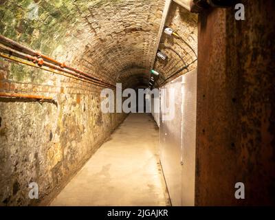 Tunnel under Crumlin Road so prisoners could get to Crumlin Road Court Stock Photo