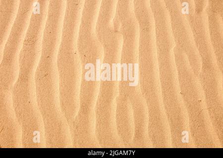 Rippled sand texture background Stock Photo