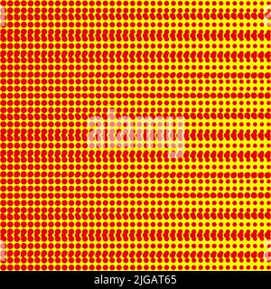 Dotted, Pop Art Background, Pop Art Pattern. Symbolic Background of Art of 1960s. Stock Vector
