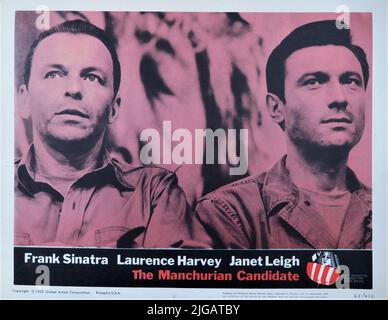 FRANK SINATRA and LAURENCE HARVEY in THE MANCHURIAN CANDIDATE 1962 director JOHN FRANKENHEIMER novel Richard Condon M.C. Productions / United Artists Stock Photo