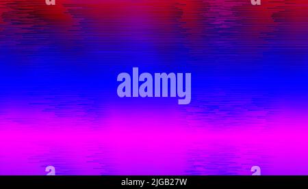 Error, glitch abstract background. Digital screen, techno backdrop. Screen background. Vector illustration Stock Vector