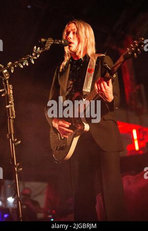 Milan Italy 05 July 2022. The American singer songwriter PHOEBE BRIDGERS performs live on stage at Carroponte. Stock Photo