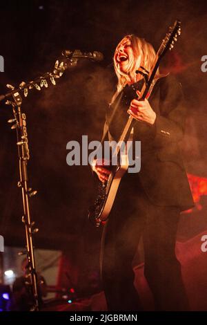 Milan Italy 05 July 2022. The American singer songwriter PHOEBE BRIDGERS performs live on stage at Carroponte. Stock Photo