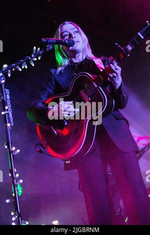 Milan Italy 05 July 2022. The American singer songwriter PHOEBE BRIDGERS performs live on stage at Carroponte. Stock Photo