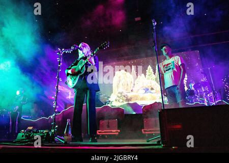 Milan Italy 05 July 2022. The American singer songwriter PHOEBE BRIDGERS performs live on stage at Carroponte. Stock Photo