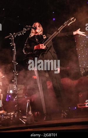 Milan Italy 05 July 2022. The American singer songwriter PHOEBE BRIDGERS performs live on stage at Carroponte. Stock Photo