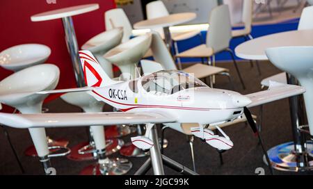 August 30, 2019, Moscow region, Russia. Mock-up czech sport aircraft PS-28 Cruiser Stock Photo