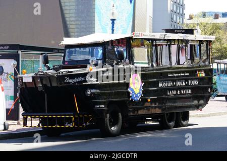 duck tours, Boston, Massachusetts, USA, North America Stock Photo