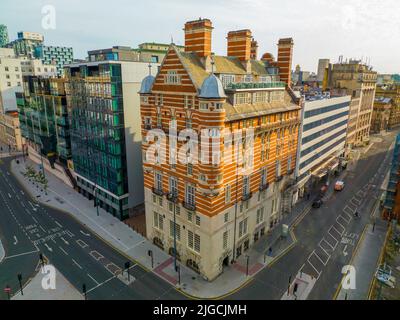 Albion House was built in 1898 at 30 James Street in Liverpool, Merseyside, UK. Liverpool Maritime Mercantile City is a UNESCO World Heritage Site. Stock Photo