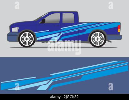 color car stickers with the latest designs Stock Vector