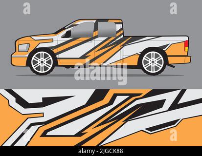 color car stickers with the latest designs Stock Vector