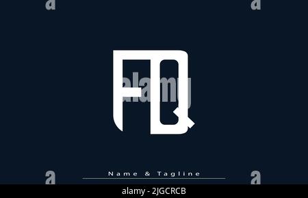Alphabet letters Initials Monogram logo FQ , QF Stock Vector