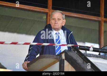 Bamber Bridge, UK. 09th July, 2022. Roy Butterworth during the pre season friendly between Bamber Bridge and Oldham Athletic on Saturday 9th July 2022. COPYRIGHT Eddie Garvey | MI News) Credit: MI News & Sport /Alamy Live News Stock Photo