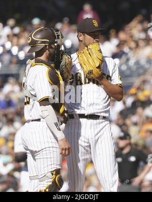 San Diego Padres' Yu Darvish against the San Francisco Giants during a  baseball game in San Francisco, Monday, Sept. 13, 2021. (AP Photo/Jeff Chiu  Stock Photo - Alamy