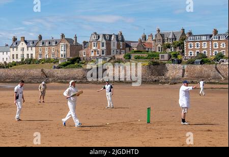 Cricketers from the Ship Inn play against visitors the MCC (Marylebone ...