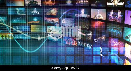 Entertainment Technology and Special Effects Game Design Art Stock ...