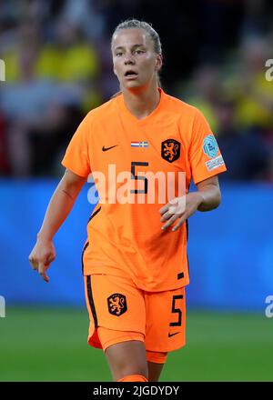 Sheffield, UK. 9th July, 2022. Lyn Wilms of Netherlands during the UEFA Women's European Championship 2022 match at Bramall Lane, Sheffield. Picture credit should read: Simon Bellis/Sportimage Credit: Sportimage/Alamy Live News Stock Photo