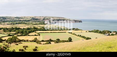 Around the UK - Robin Hoods Bay, Cleveland Way, North Yorkshire, UK Stock Photo