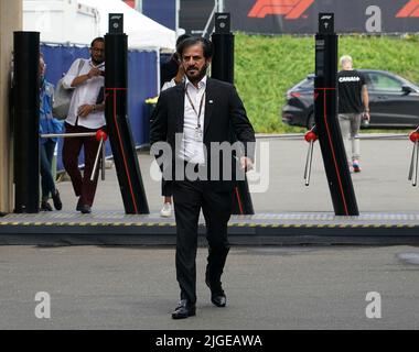 Spielberg, Austria. July 10th, 2022, Red Bull Ring, Spielberg, Formula 1 BWT Grand Prix of Austria 2022, in the picture FIA President Mohammed bin Sulayem Credit: dpa picture alliance/Alamy Live News Stock Photo