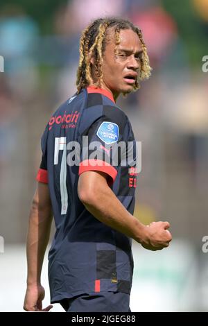 GUTERSLOH - Xavi Simons of PSV Eindhoven during the friendly match between  Arminia Bielefeld and PSV Eindhoven at the Heidewald Stadium on July 9,  2022 in GŸtersloh, Germany. ANP GERRIT VAN COLOGNE Stock Photo - Alamy