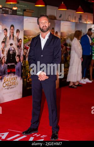 London, UK.  10 July 2022. Director Morgan Matthews attends the London Gala Screening of “The Railway Children Return” at Picturehouse Central in Soho. The film opens in UK cinemas on 15 July. Credit: Stephen Chung / EMPICS / Alamy Live News Stock Photo