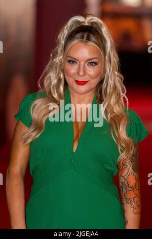 London, UK.  10 July 2022. Actor Sheridan Smith, playing Annie, attends the London Gala Screening of “The Railway Children Return” at Picturehouse Central in Soho. The film opens in UK cinemas on 15 July. Credit: Stephen Chung / EMPICS / Alamy Live News Stock Photo