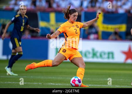 Aniek Nouwen (Netherlands Women) during the Uefa Women s Euro England 2022 match between Netherlands 0-0 Sweden at Bramall Lane Stadium on July 9, 2022 in Sheffield, England. Credit: Maurizio Borsari/AFLO/Alamy Live News Stock Photo