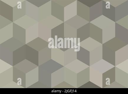 Illustration vector geometric background seamless. Monochrome rhombic Stock Vector