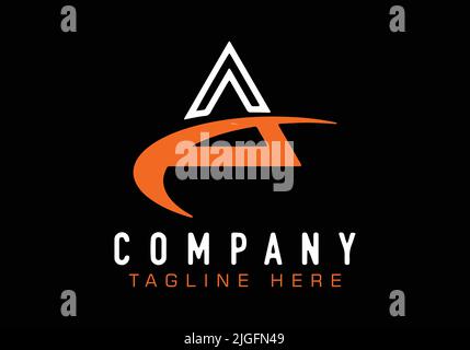 A letter logo A icon logo A logo Abstract logo A type logo  letter A logo C letter logo A and C letter Logo Stock Vector