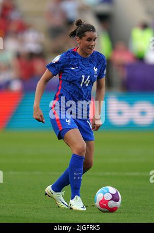 France's Charlotte Bilbault during the UEFA Women's Euro 2022 Group D match at AESSEAL New York Stadium, Rotherham. Picture date: Sunday July 10, 2022. Stock Photo
