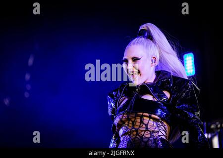 Roskilde, Denmark. 28th, June 2022. The Swedish singer COBRAH performs a live concert during the Danish music festival Roskilde Festival 2022 in Roskilde. (Photo credit: Gonzales Photo - Christian Hjorth). Stock Photo