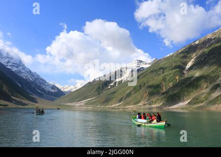 Saif ul Malook Lake Kaghan Valley KPK, Pakistan Stock Photo