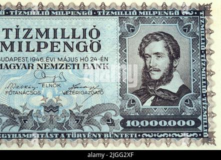 10 000 000 milpengő (10 000 000 000 000) Hungarian pengő (pengo or ...