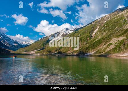 Saif ul Malook Lake Kaghan Valley KPK, Pakistan Stock Photo