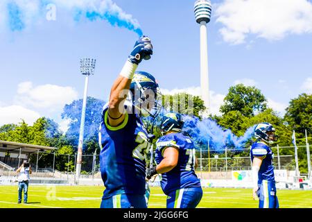 Stuttgart, Germany. 10th July, 2022. Einlauf Stuttgart Surge Credit: Frank Baumert/Alamy Live News Stock Photo