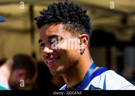 Stuttgart, Germany. 10th July, 2022. Marcel Dabo/Indianoapolis Colts Credit: Frank Baumert/Alamy Live News Stock Photo