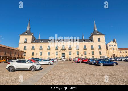 Parador de Lerma in Lerma village in Burgos province, Spain. Stock Photo