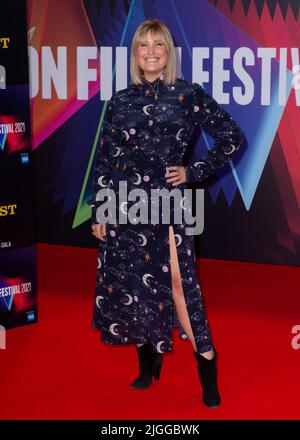 The BFI 65th London Film Festival European Premiere of 'Belfast' held at the Royal Festival Hall, Southbank - Arrivals Featuring: Mika Simmons Where: London, United Kingdom When: 12 Oct 2021 Credit: Mario Mitsis/WENN Stock Photo