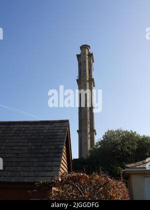 Peterson's Folly, also known as Sway Tower, Sway, New Forest, Hampshire, UK Stock Photo